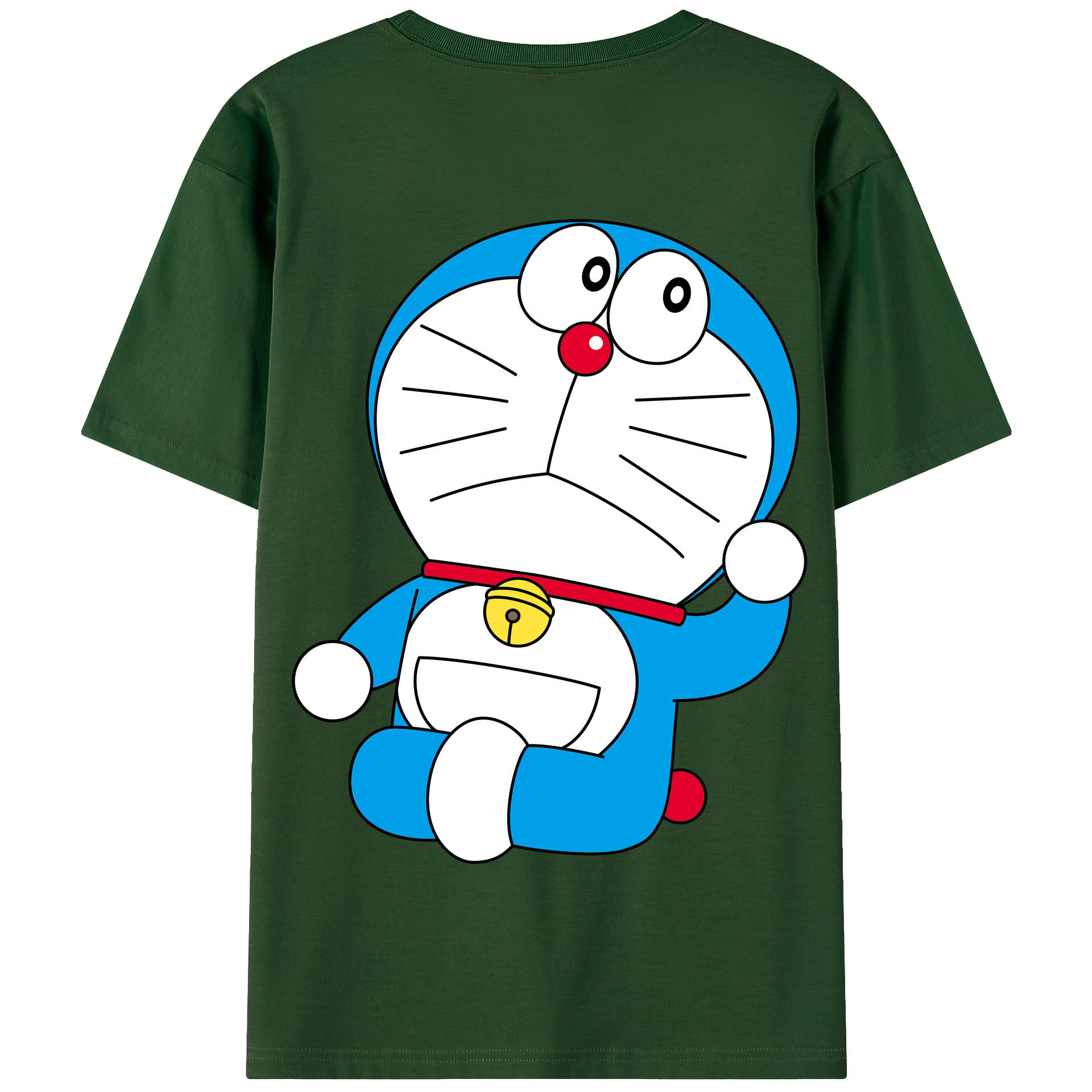 （画像用） ドラえもん Doraemon 綿100％半袖Tシャツ（背面プリント）